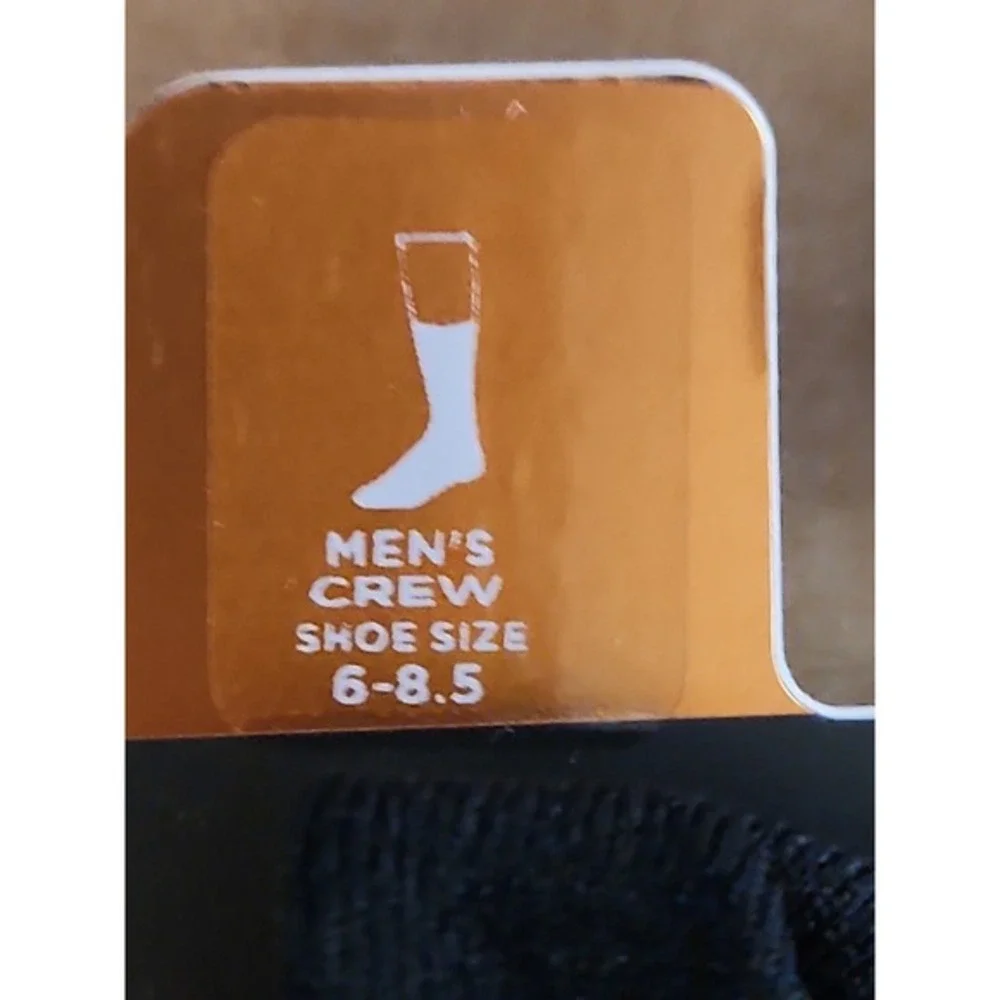 NWT Tommie Copper Men's Athletic Compression Crew Sock Gray MSRP $34.50 Sz 6-8.5